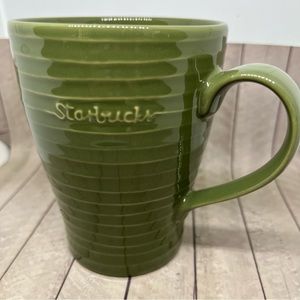 Starbucks Green 2009‎ Coffee Mug Cup 12 Fluid Ounces Java Tea Morning Joe